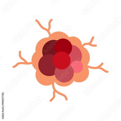 cancer tumor cell developing concept