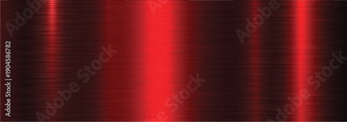 Red chrome metallic texture background, brushed metal shiny banner.