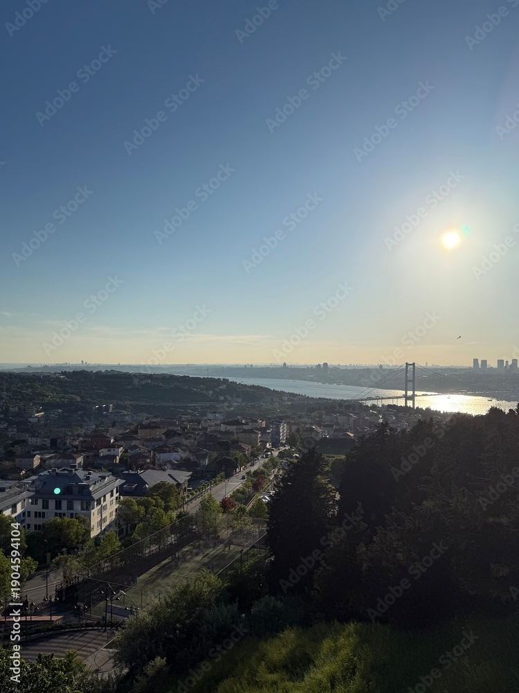 Fototapeta premium sunset over the sea