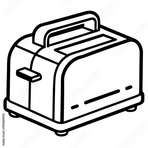 Toaster art vector