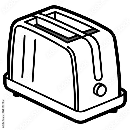 Toaster art vector
