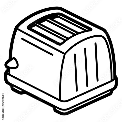 Toaster art vector