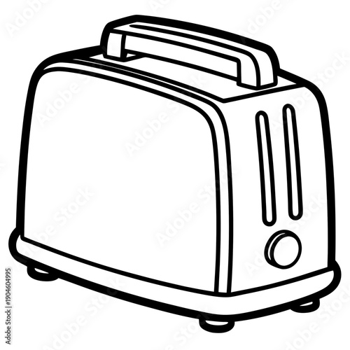 Toaster art vector