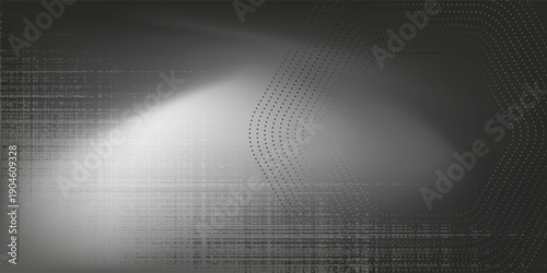 Paper Scan Texture Photocopy. Grunge Rough Black And White elegant modern pattern hexagon dots