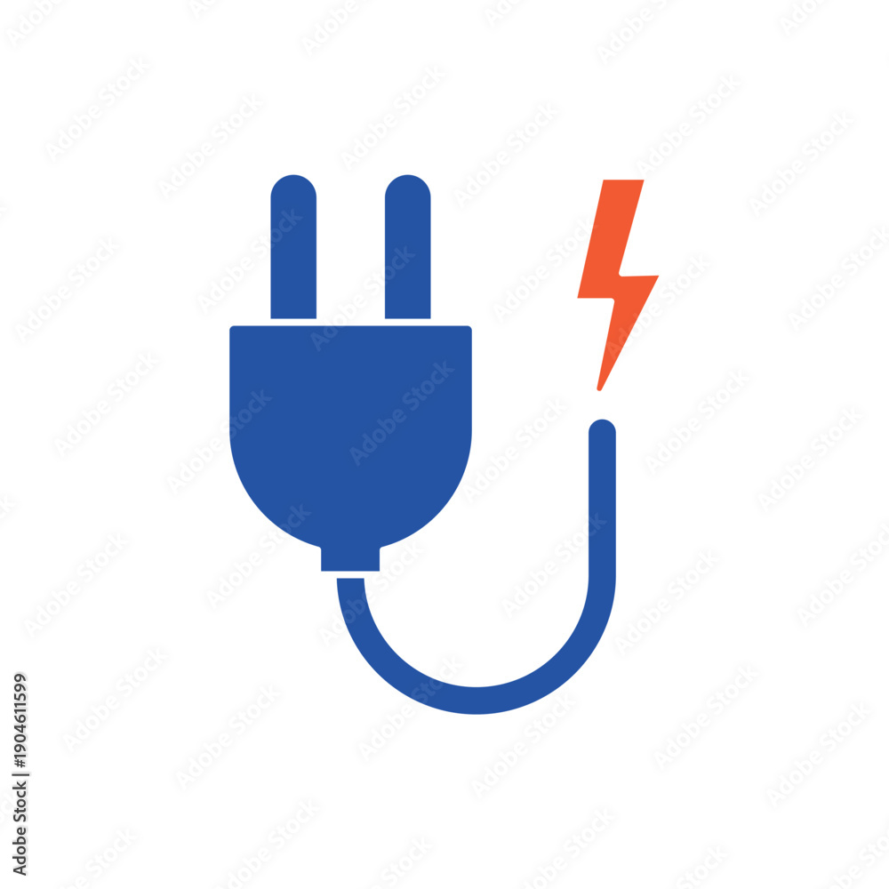 Obraz premium Minimalist charge battery status icon for mobile app and web design