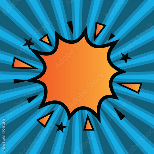 Speech Comic Effect Illustration