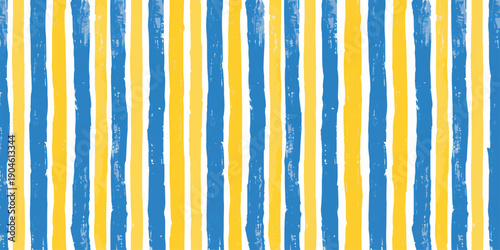 Seamless blue striped fabric texture with a natural wood grain pattern design on a light brown material surface for an artistic wallpaper backdrop