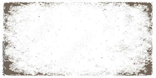 A vintage black grunge frame with a dirty stone texture and aged paint effect on a rough grey concrete wall backdrop