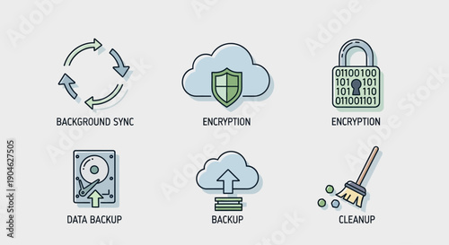 Invisible Tech Process Icons