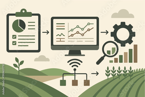 Agricultural Business Management Systems and Operational Planning illustration