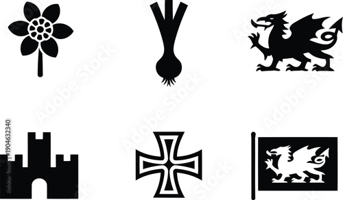 Saint David’s Day Welsh Icon Pack