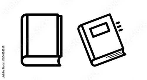 Two Books, One Straight and One Tilted, Representing Literature and Knowledge