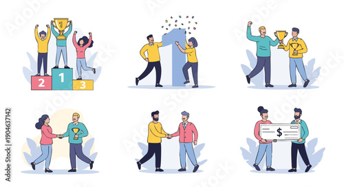 Successful Business Achievements: Awards, Recognition, and Financial Success for Teams and Individuals.