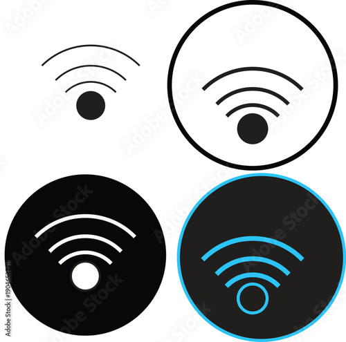 vector icon Wi-Fi . Lorem Ipsum Illustration design