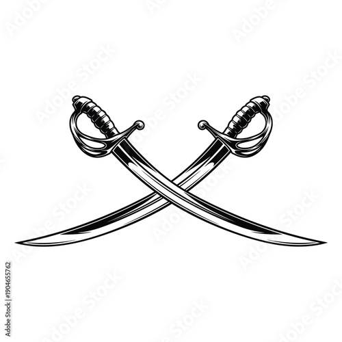 Crossed Sabers Emblem