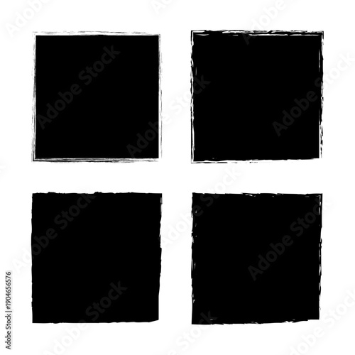 Fotografia Four black squares