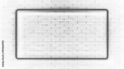 Abstract rectangular shape with pixelated or grid distortion effect
