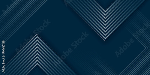 Dark green abstract background with modern glowing white square lines design. Background concept with embossed overlapping lines combination. VOL. 2