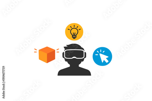 Using virtual reality to explore ideas and concepts in a creative environment in a learning space