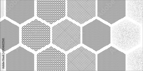 Collection of seamless geometric minimalistic patterns.eps 10.
