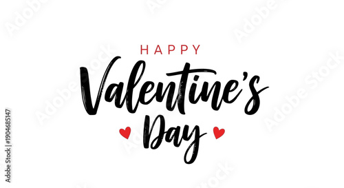 Valentine's Day card with heart on red background and message inside
