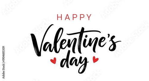 Red pencil draws heart on Valentine's Day card with love message