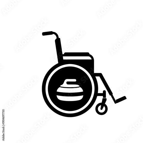 Wheelchair Icon Representing Accessibility and Inclusive Mobility for Public Awareness.