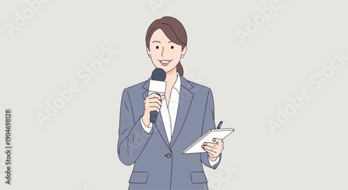 flat illustration of a repertor