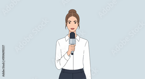 flat illustration of a repertor