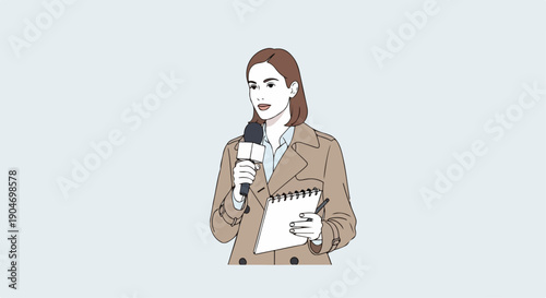 flat illustration of a repertor