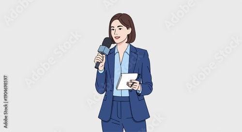 flat illustration of a repertor