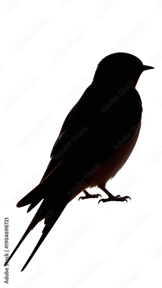 Obraz premium Swallow silhouette