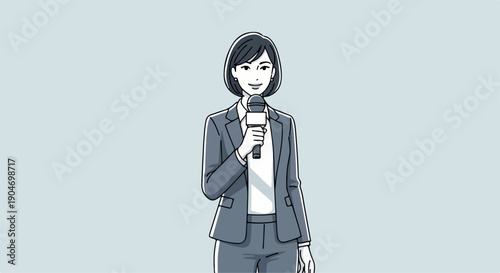 flat illustration of a repertor