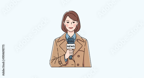 flat illustration of a repertor