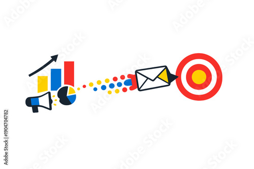 Marketing strategies use data analysis to target audiences through emails and advertisements for better engagement and results