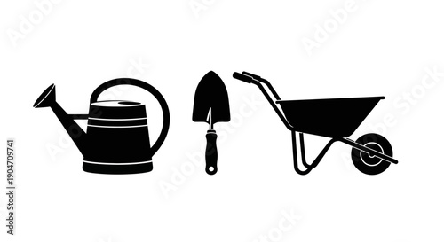 Gardening tools for yard work and landscaping projects