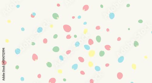 Colorful Confetti Pieces Falling Randomly.