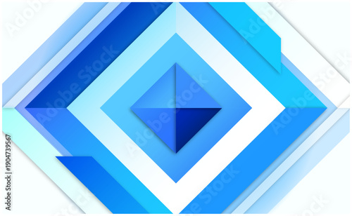 幾何学模様　背景　青