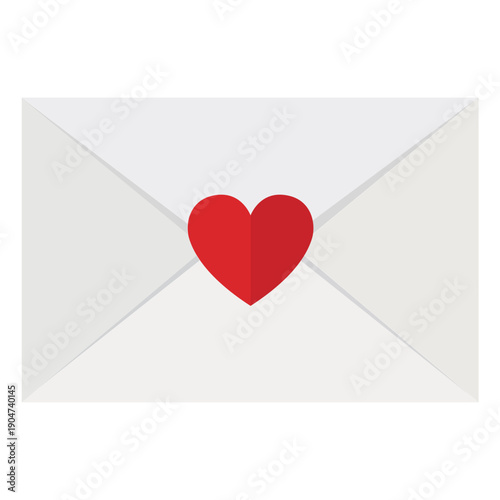 Sealed Love Letter Envelope
