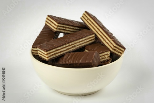 chocolate-coated wafer cookies