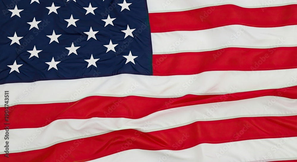 Fototapeta premium Memorial day tribute honoring fallen heroes under the american flag