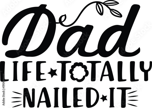Happy Father's day, SVG  T-shirt design, Vector t-shirt design