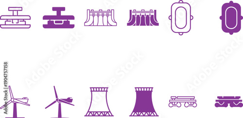 Industrial Energy Icons