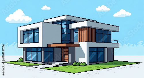 Modern Luxury House Architecture Design.