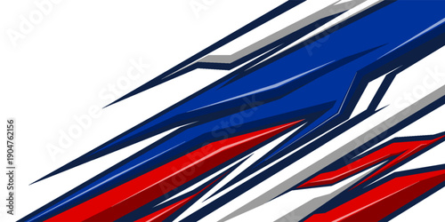 Abstract sporty background. Abstract racing graphic design, vector design for vehicle wrap, jersey, gamer, esport, racing car, rally, and adventure ready to print.