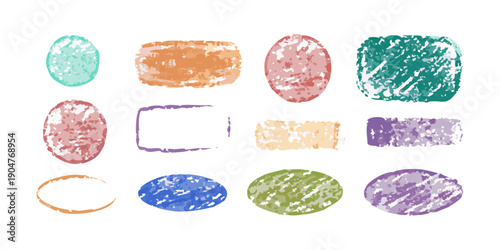 Obraz na plátně Assorted colorful confectionery arranged in a visually appealing manner Vector