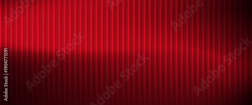 abstract red gradient on a black background with glossy glass stripes and soft waves, creating a distorted simple abstract. vector illustration. eps 10