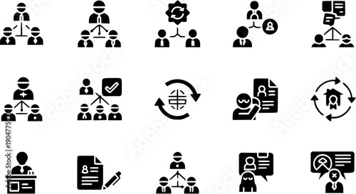 business people icons