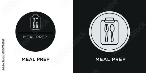 Creative (Meal Preparation) icon, vector sign.