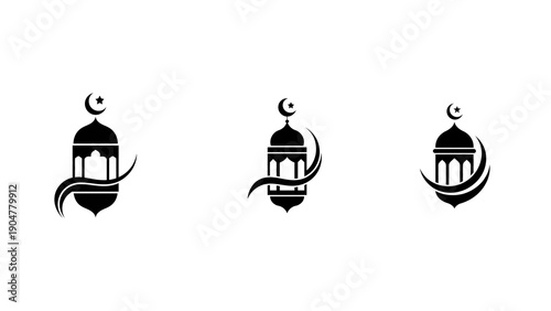 A serene landscape of a mountain range at sunset on transparent background